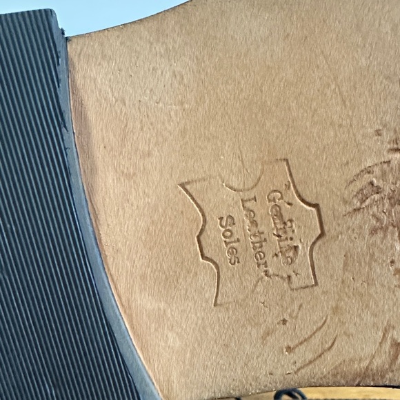 Sears Dark Brown Leather Men's Oxford Shoes - Picture 10 of 12